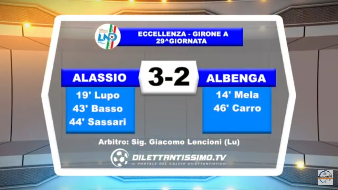 VIDEO: ALASSIO – ALBENGA 3-2