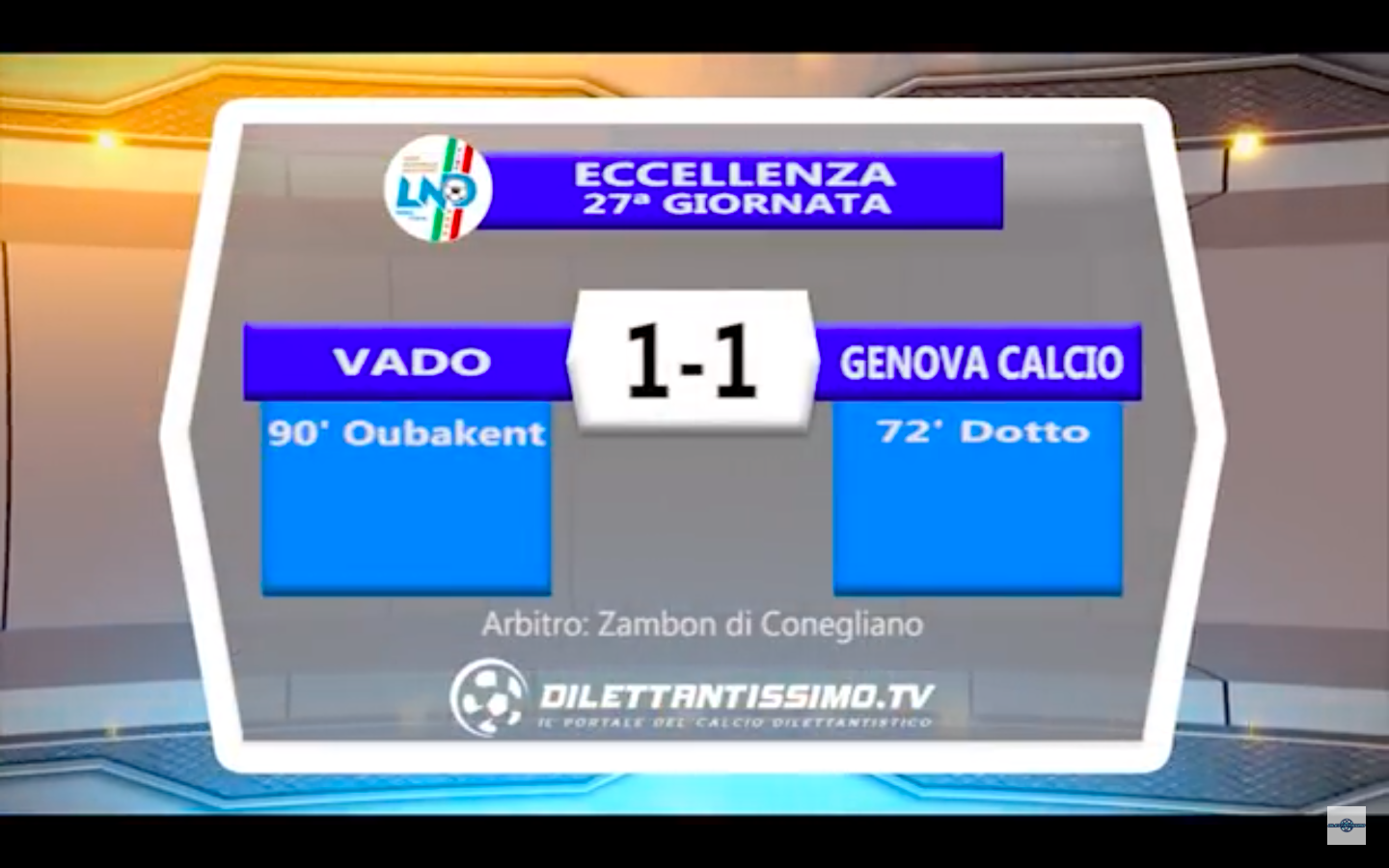 VIDEO: VADO – GENOVA CALCIO. Highlights e interviste