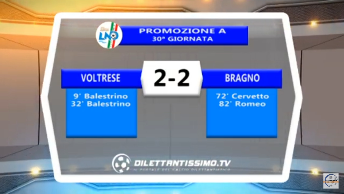 VIDEO: VOLTRESE – BRAGNO 2-2. Highlights +Interviste. Le polemiche del dopo gara