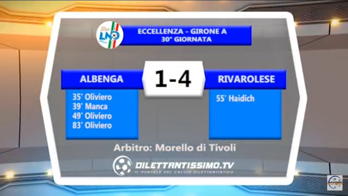 VIDEO: ALBENGA – RIVAROLESE 1-4. Highlights + Intervista