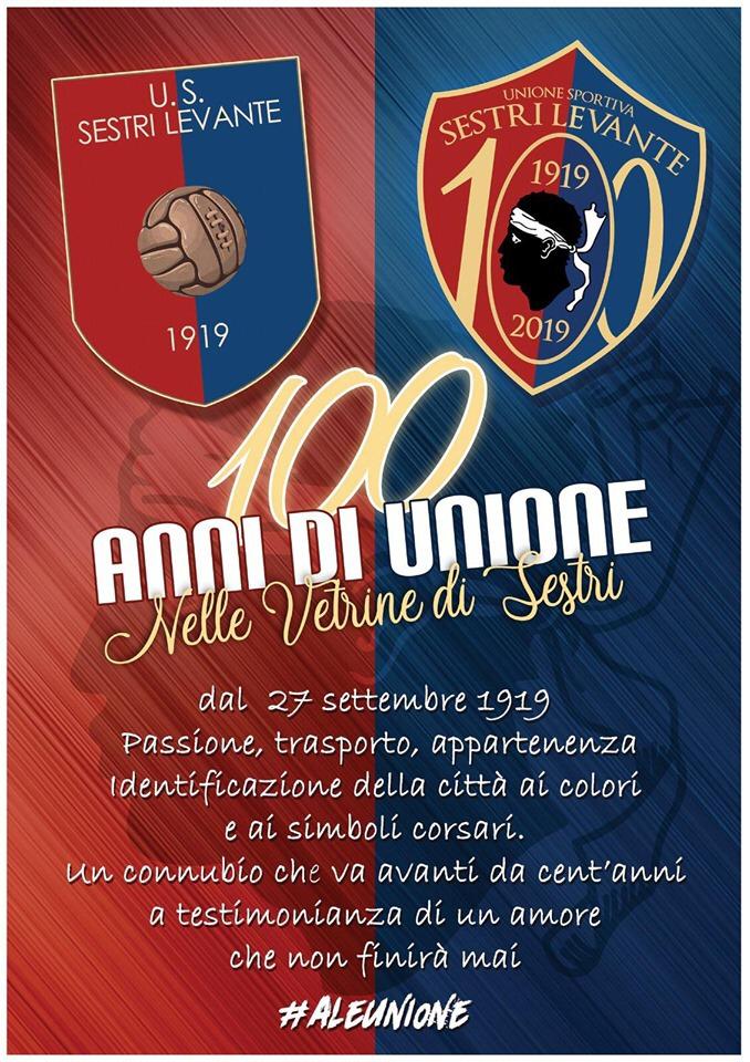 SESTRI LEVANTE compie 100 anni