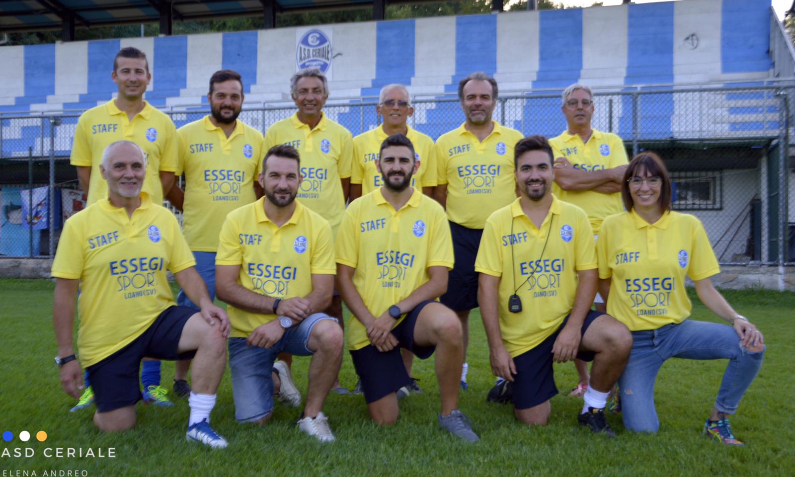 Il Ceriale Progetto Calcio ufficializza lo staff tecnico della Prima Squadra per la stagione 2019-2020