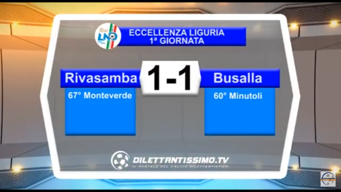 VIDEO: RIVASAMBA – BUSALLA 1-1. Highlights