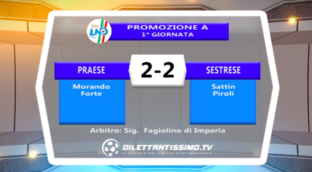 video – PRAESE-SESTRESE: Highlights + Interviste