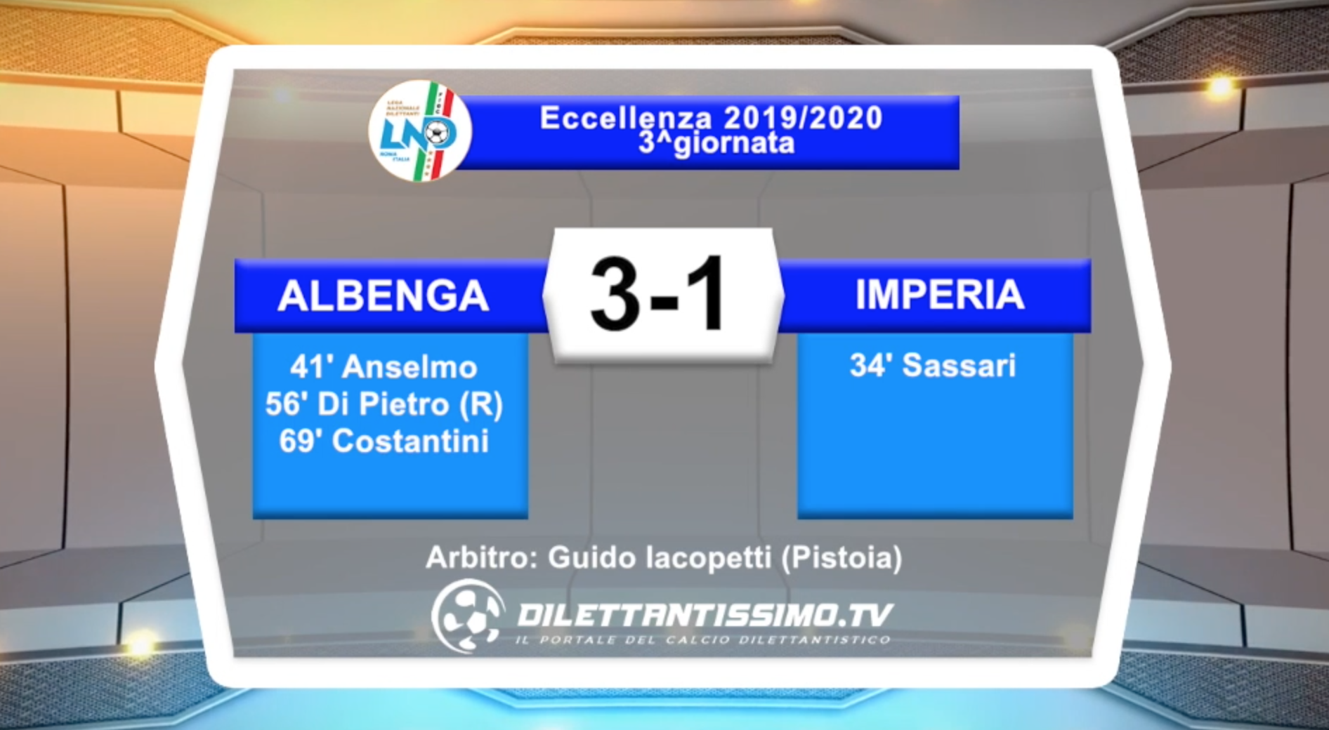 Video: ALBENGA-IMPERIA 3-1 highlights + interviste