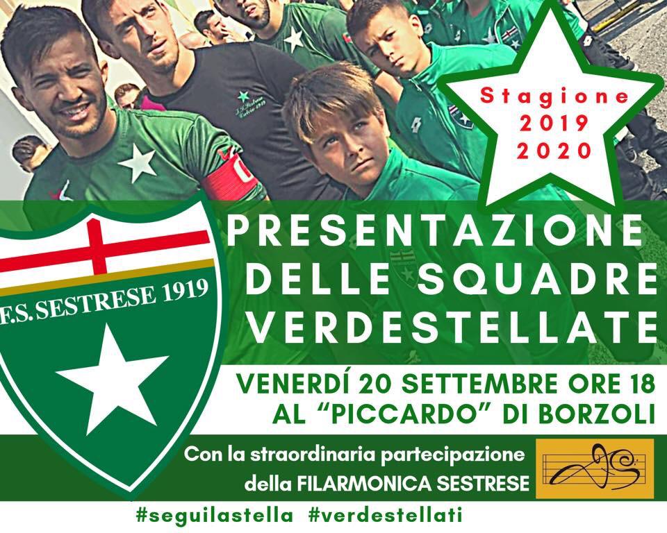 F.S. SESTRESE 1919: presenta le squadre per la stagione 2019/20