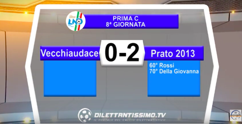 VECCHIAUDACE – PRATO 2013 0-2: Highlights della partita