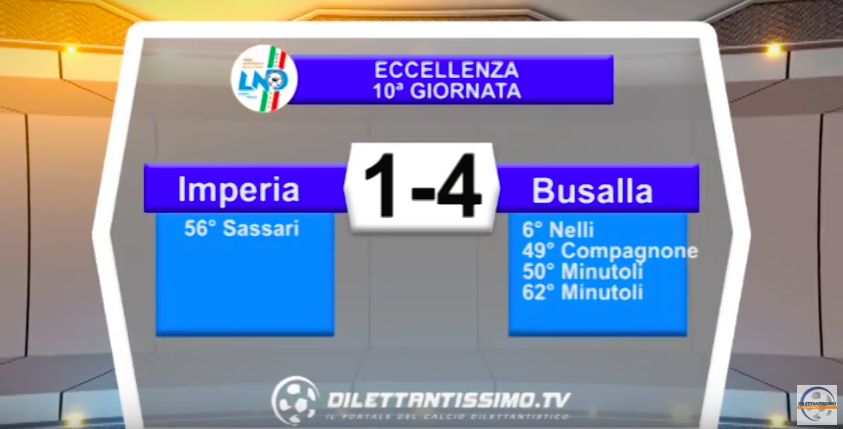 IMPERIA – BUSALLA 1-4: Highlights della partita + Interviste