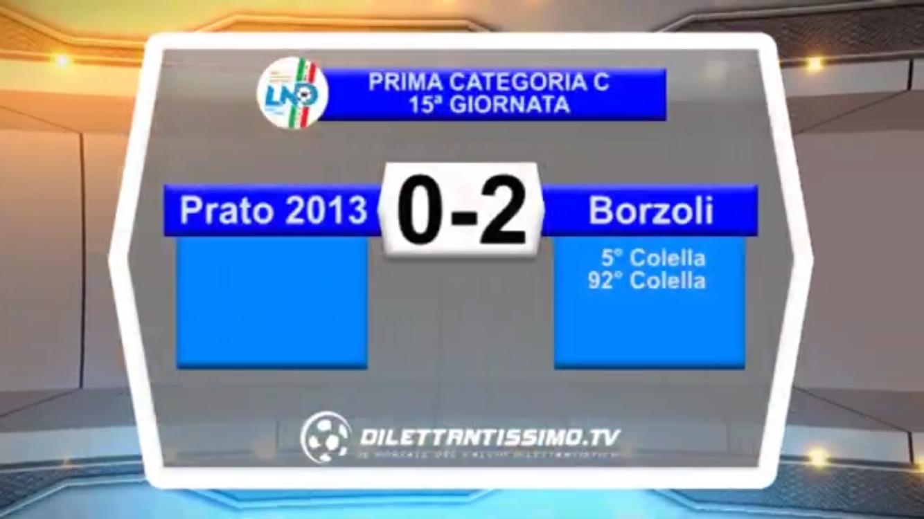 PRATO 2013-BORZOLI 0-2: HIGHLIGHTS DELLA PARTITA