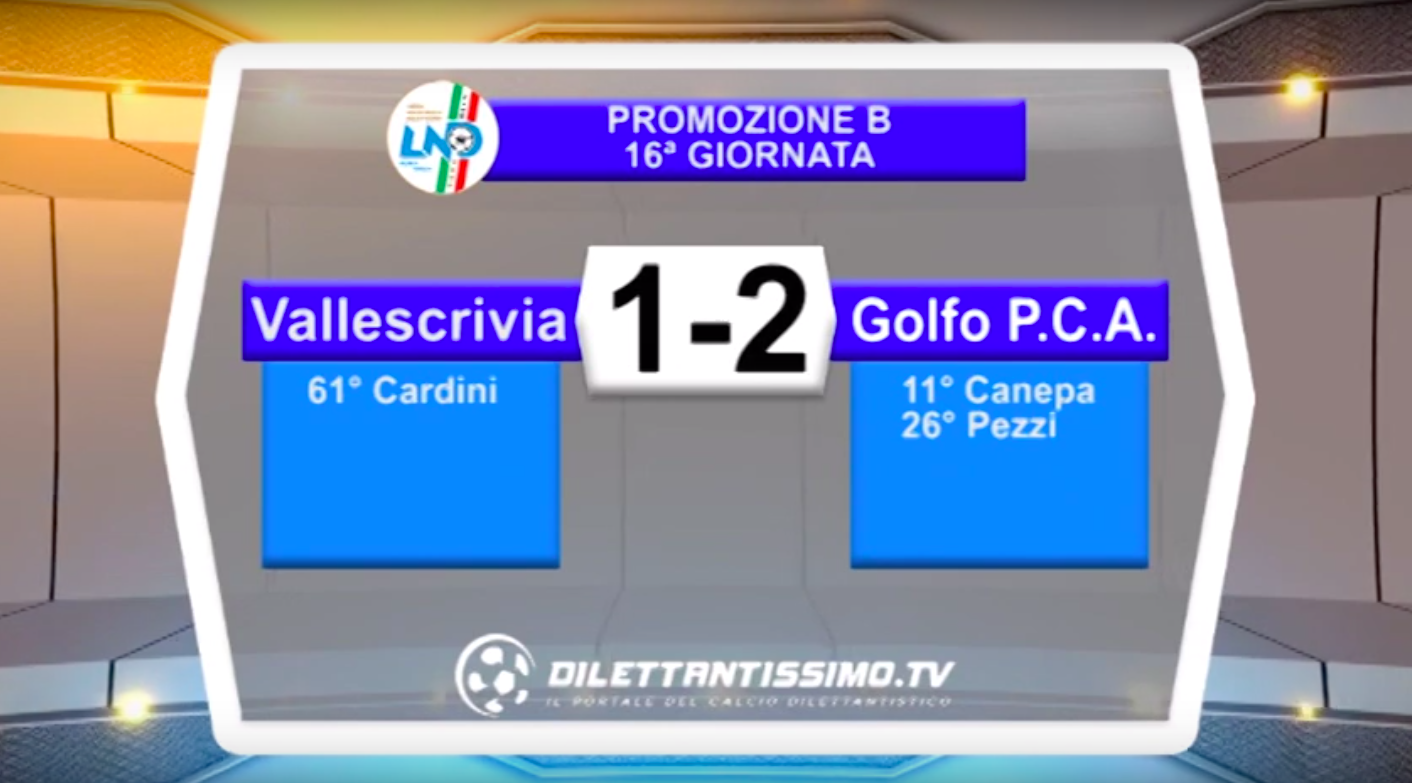 VALLESCRIVIA – GOLFO PRCA 1-2: HIGHLIGHTS DELLA PARTITA