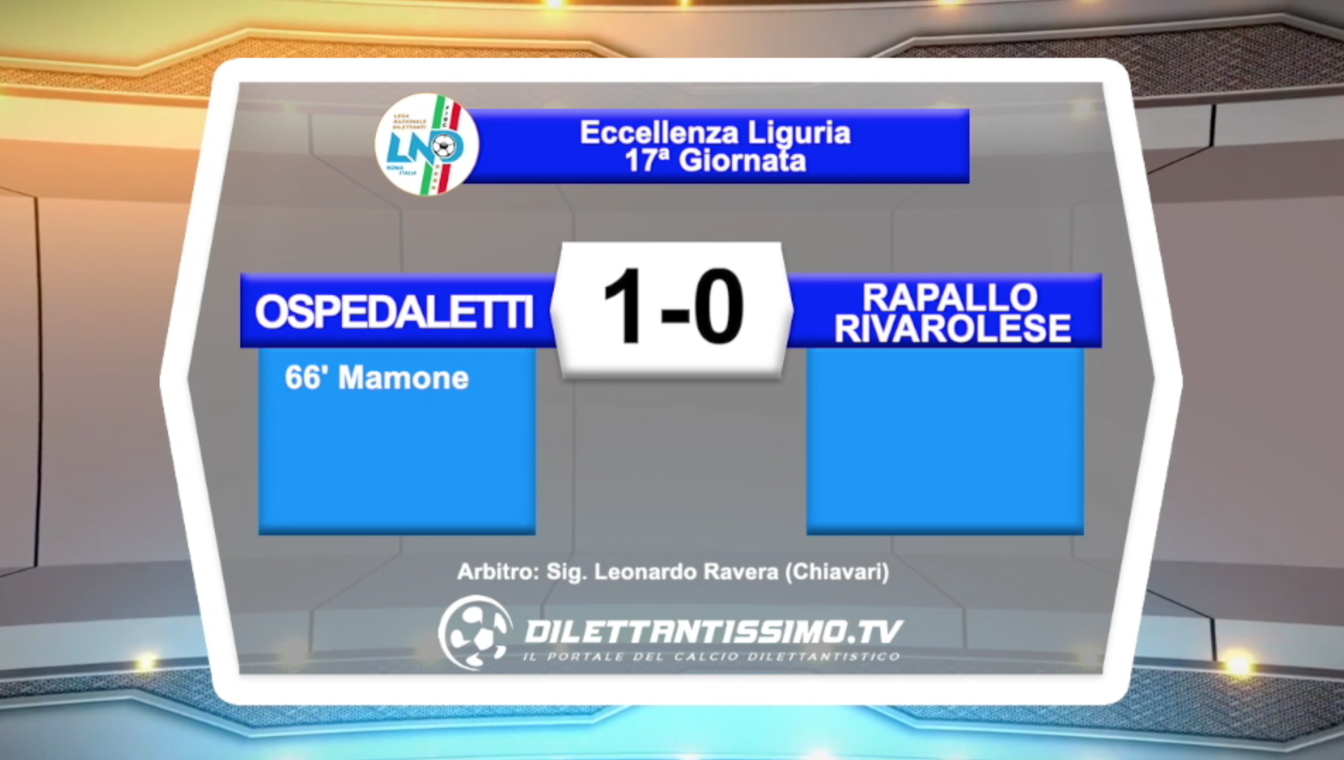 OSPEDALETTI – RAPALLO 1-0: HIGHLIGHTS DELLA PARTITA