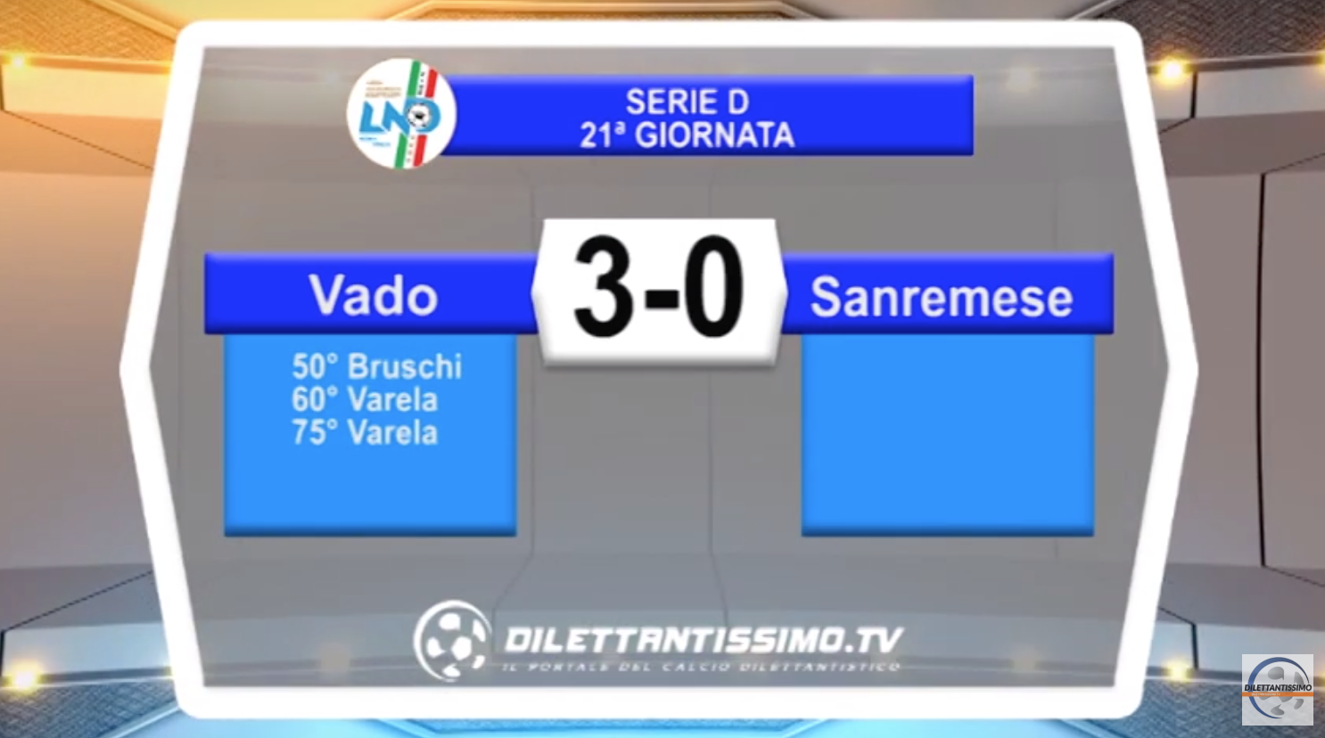 VADO – SANREMESE 3 – 0: HIGHLIGHTS DELLA PARTITA