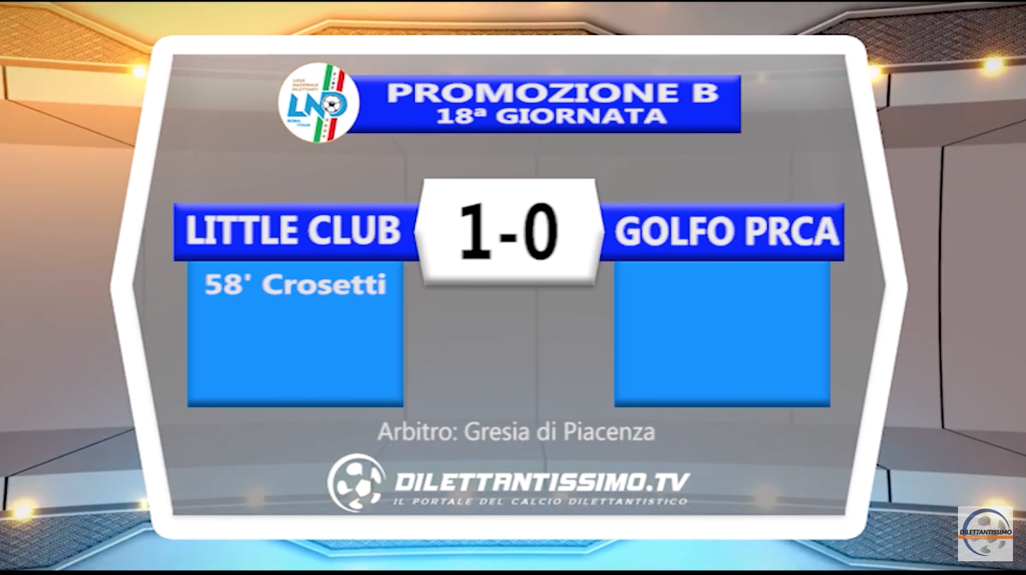 little club james – golfo prca 1 – 0: highlights della partita + interviste