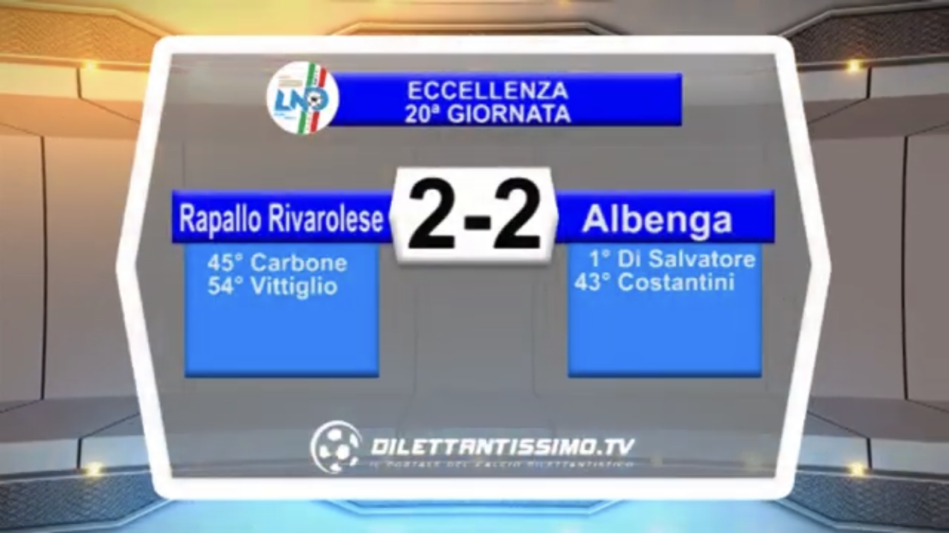 RAPALLORIVAROLESE-ALBENGA: HIGHLIGHTS DELLA PARTITA + INTERVISTE