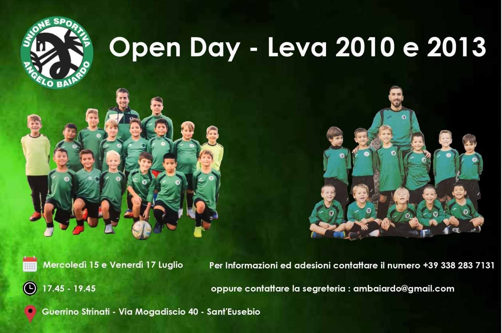 Baiardo: gli Open Day di luglio!