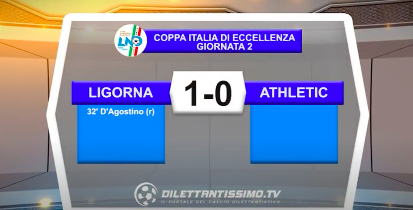 Coppa Italia Eccellenza: Ligorna – Athletic club 1-0 gli highlights della partita