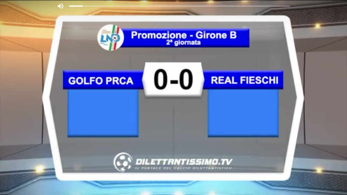 VIDEO – GOLFO PRCA-REAL FIESCHI 0-0: le immagini del match