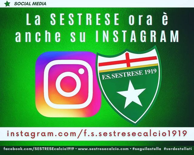 La Sestrese sbarca su Instagram