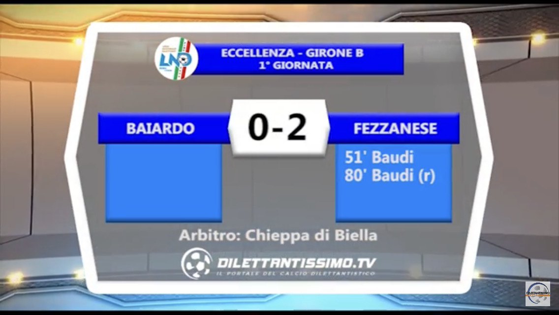 VIDEO – Baiardo – Fezzanese 0-2: le immagini del match