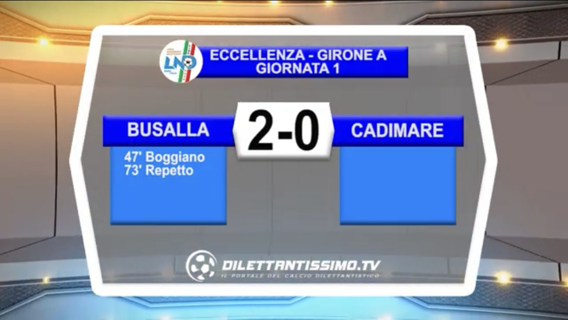 VIDEO: BUSALLA – CADIMARE 2-0