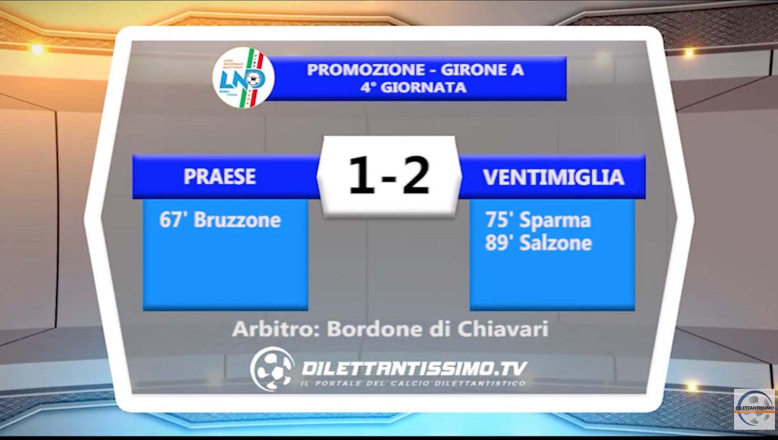 VIDEO – Praese-Ventimiglia 1-2: le immagini del match e le interviste