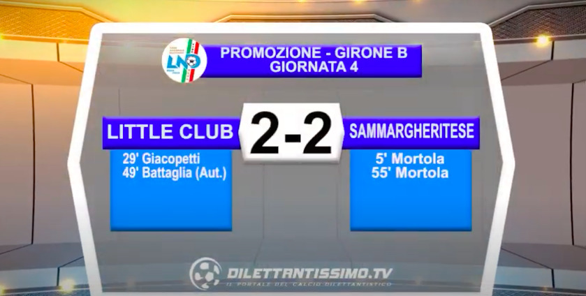 Little Club James-Sammargheritese 2-2: le immagini del match