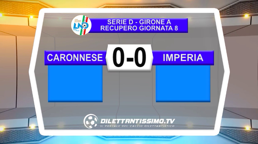 VIDEO | CARONNESE-IMPERIA 0-0: LE IMMAGINI DEL MATCH