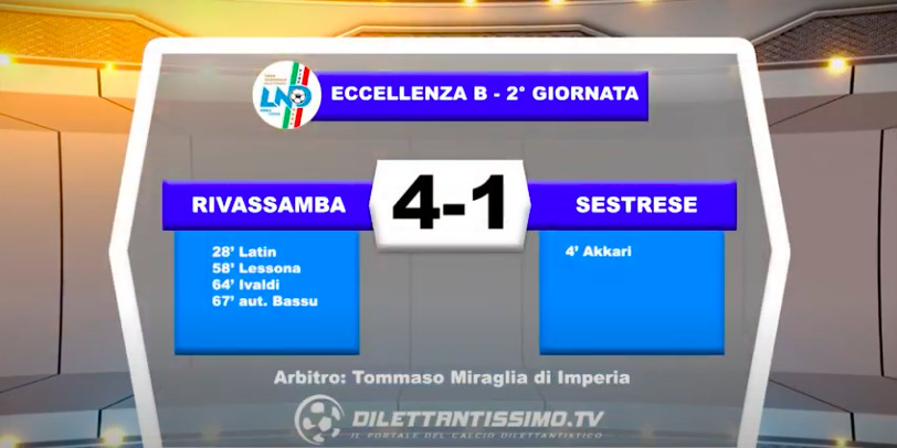 VIDEO|RIVASAMBA-SESTRESE 4-1: LE IMMAGINI DEL MATCH E LE INTERVISTE