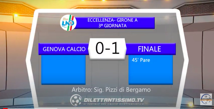 VIDEO|GENOVA CALCIO-FINALE 0-1: LE IMMAGINI DEL MATCH E LE INTERVISTE