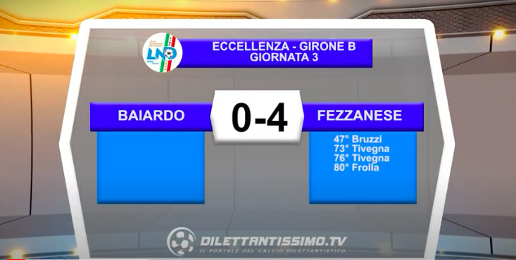 VIDEO|BAIARDO-FEZZANESE 0-4: LE IMMAGINI DEL MATCH E LE INTERVISTE