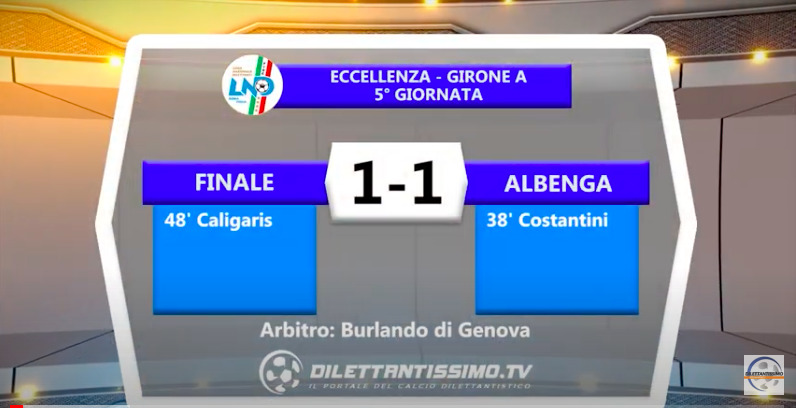 VIDEO| FINALE-ALBENGA 1-1: LE IMMAGINI DEL MATCH E LE INTERVISTE