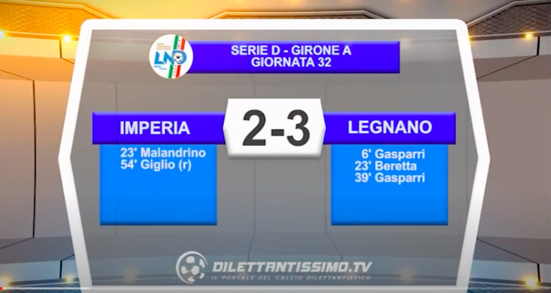 VIDEO| IMPERIA-LEGNANO 2-3: LE IMMAGINI DEL MATCH E LE INTERVISTE