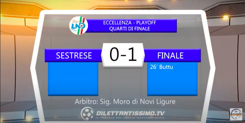 VIDEO| SESTRESE-FINALE 0-1: LE IMMAGINI DEL MATCH E LE INTERVISTE