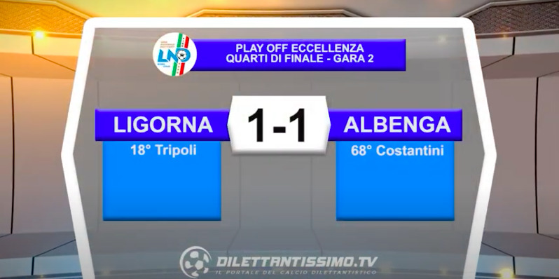 VIDEO| LIGORNA-ALBENGA 1-1: LE IMMAGINI DEL MATCH E LE INTERVISTE