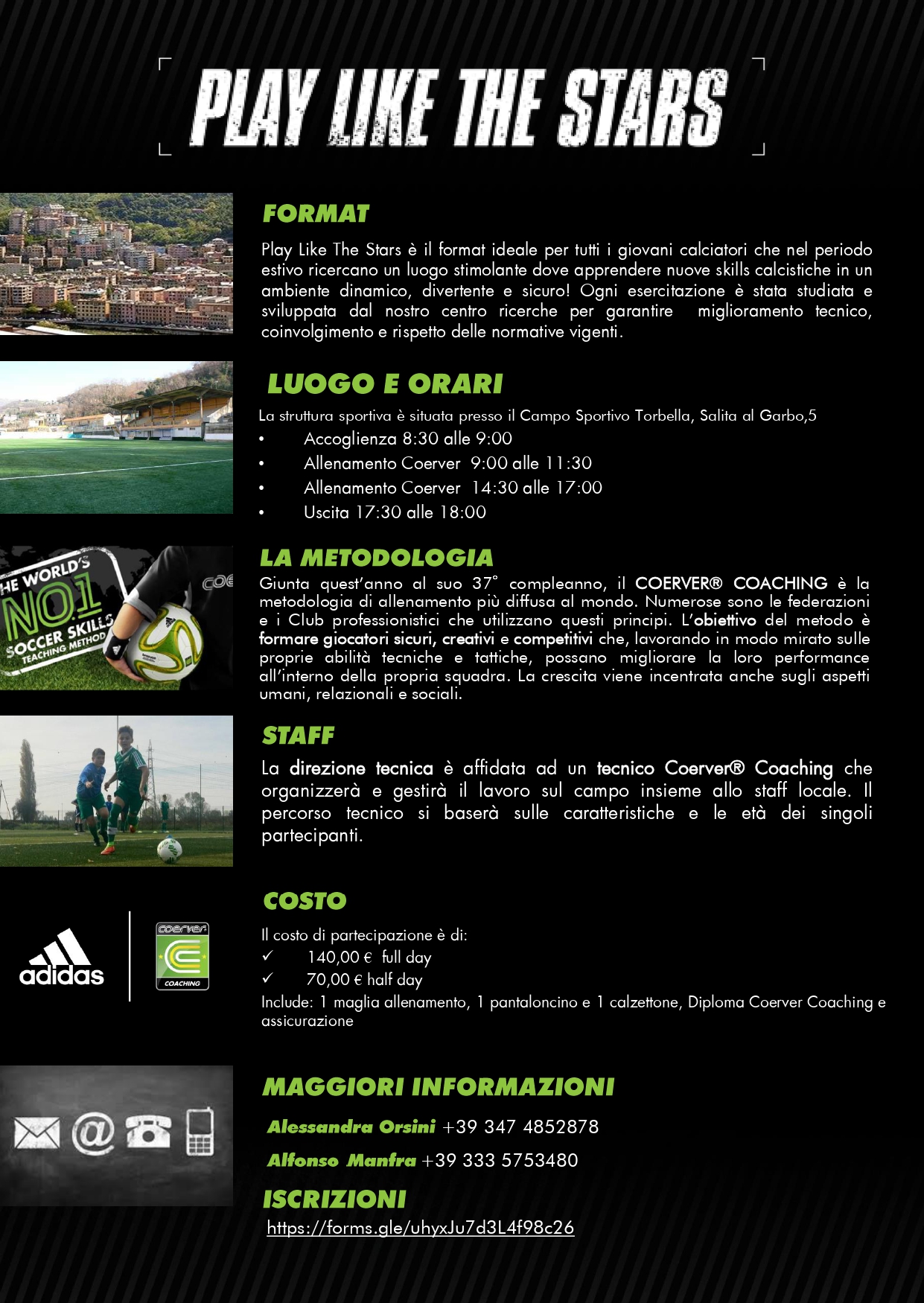 RAPALLO RIVAROLESE: parte il Coerver Coaching summer Edition