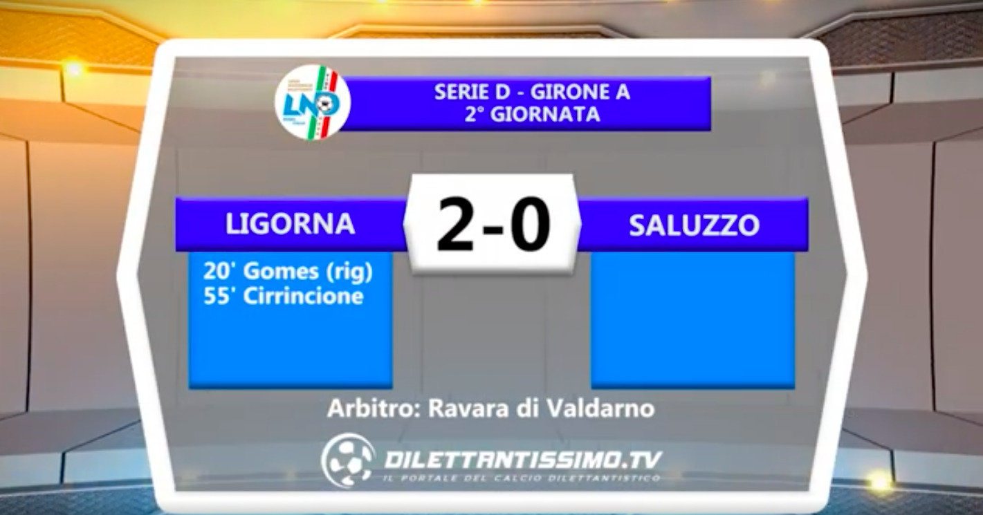 Ligorna-Saluzzo 2-0: gli highlights della partita e le interviste