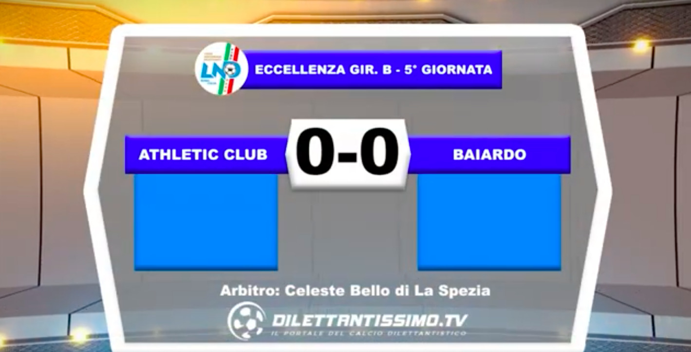 ATHLETIC CLUB-BAIARDO 0-0: GLI HIGHLIGHTS DELLA PARTITA