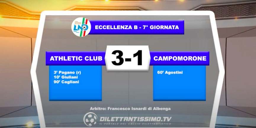 ATHLETIC CLUB ALBARO-CAMPOMORONE SANT’OLCESE 3-1: GLI HIGHLIGHTS DELLA PARTITA E LE INTERVISTE