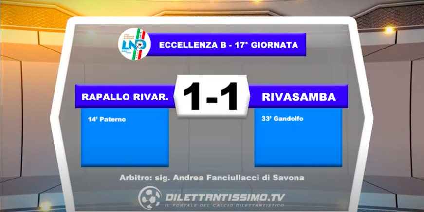 VIDEO|RAPALLO RIVAROLESE-RIVASAMBA 1-1: GLI HIGHLIGHTS DELLA PARTITA E LE INTERVISTE